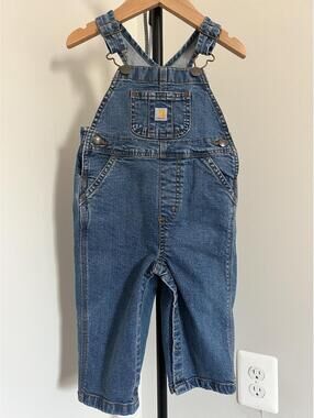 Carhartt Denim Overalls, Size 12 Months, 99% Cotton